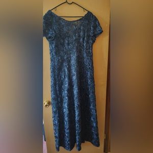 Women’s blue formal dress